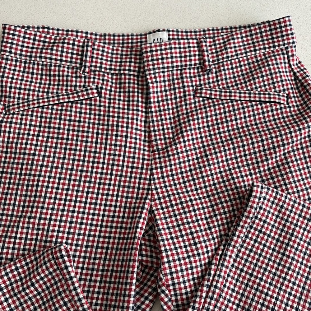 Gap Plaid Signature Skinny Ankle Trousers size 6 - Picture 2 of 7